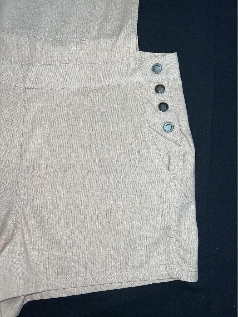 Linen Short Overall, Size L April Kiss - Picture 7 of 9
